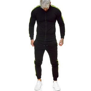 De chándal para hombres/venta al por mayor 2pc chándales de algodón para hombre - Product Image 5