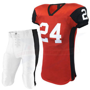 Uniforme de fútbol americano de calidad, camiseta de sublimación personalizada, pantalones transpirables de talla grande disponibles, 100% poliéster antibacteriano - Product Image 2