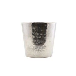 Cubo de hielo de vino de metal personalizado de plata Proveedores al por mayor Hecho India - Product Image 1