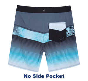 กางเกงขาสั้นชายหาดผ้ายืด4ทางสีฟ้าระบายเหงื่อได้ดีสำหรับการใช้งาน - Product Image 2