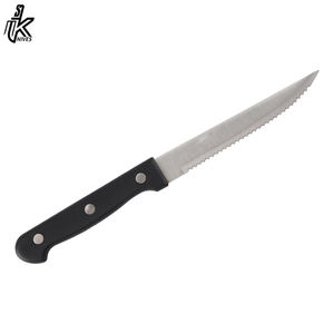 Cuchillo para carne de acero inoxidable negro de 4,5 pulgadas de alta calidad, juego de cuchillos de chef profesional para uso en la cocina - Product Image 4