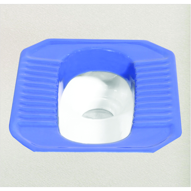 Новый дизайн, элегантная синяя керамическая квадратная сковорода для унитаза, низкая цена, квадратная сковорода средней глубины MD, керамические санитарные изделия