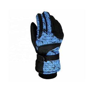 Coupe-vent cyclisme course conduite doigt complet hiver chauffé personnalisé-imprimé épaissi ski moto course gants d'équitation - Product Image 1
