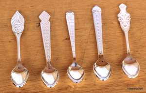 Juego de cucharas de acero inoxidable de 5 piezas con acabado de alta calidad, perfecto para vajilla de mesa y uso en bodas - Product Image 3