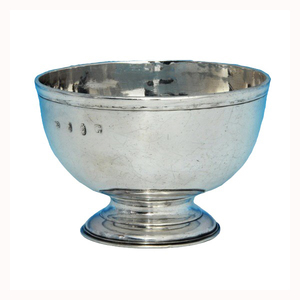 Bol de service en nickel plaqué, design exclusif, artisanal, espace plus grand, bol à fruits, utilisation en restauration hôtelière de luxe - Product Image 1