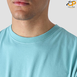 เสื้อยืดผู้ชายคุณภาพสูง ผลิตจากผ้าฝ้าย 100% และวัสดุที่ปรับแต่งได้ คอกลม แขนสั้น ทรงปกติ สีตามสั่ง ขายส่ง - Product Image 6