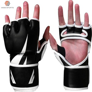 Guantes de MMA de medio dedo de PU para hombre, servicio OEM, guantes de boxeo MMA, el mejor precio, guantes de entrenamiento, sparring y fitness - Product Image 4