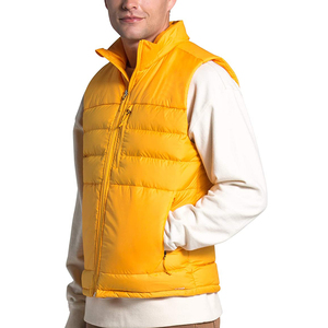 Chaqueta acolchada de lona transpirable con cremallera hecha a medida OEM, abrigo de invierno con capucha sin mangas, diseño personalizado con cuello redondo, ¡superventas! - Product Image 2