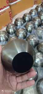 Urne funéraire/cinéraire simple en laiton gris anthracite pour animaux de compagnie, fournitures funéraires, style américain Brassworld India - Product Image 3