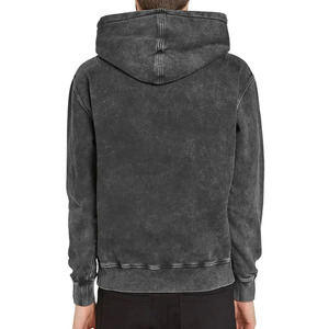 เสื้อฮู้ดดี้ผ้าฝ้ายเรียบแบบโอเวอร์ไซส์สำหรับฤดูหนาว  แบบสวมหัว  สำหรับผู้ชาย  แบบยูนิเซ็กซ์  ขายส่ง  ไซส์ใหญ่  แบบวินเทจ  ล้างสีแบบแอซิด - Product Image 2