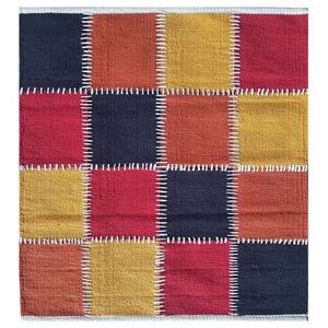 Cotton Patch Work Hand Woven <b>Cheap</b> price multicolor area <b>rugs</b> mats for living room kids room play area <b>rugs</b> - Product Image 2