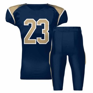Uniformes personnalisables du football américain sergé respirant Plus Size Jersey avec manches courtes - Product Image 6