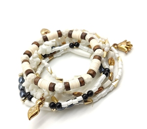 Bracelets en corde tressée pour femmes, bijoux, chaîne, perles en cristal colorées, fait à la main, cadeaux, Bracelets d'amitié, œil bleu maléfique - Product Image 5