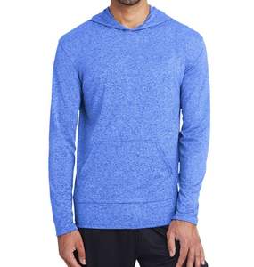 Sudaderas con Capucha Tri-blend para Hombre, Manga Larga, Ligeras, con Bolsillo con Cremallera - Product Image 1