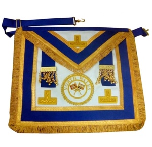 Regalia brodé D'agneau Tabliers Maçonniques - Product Image 4