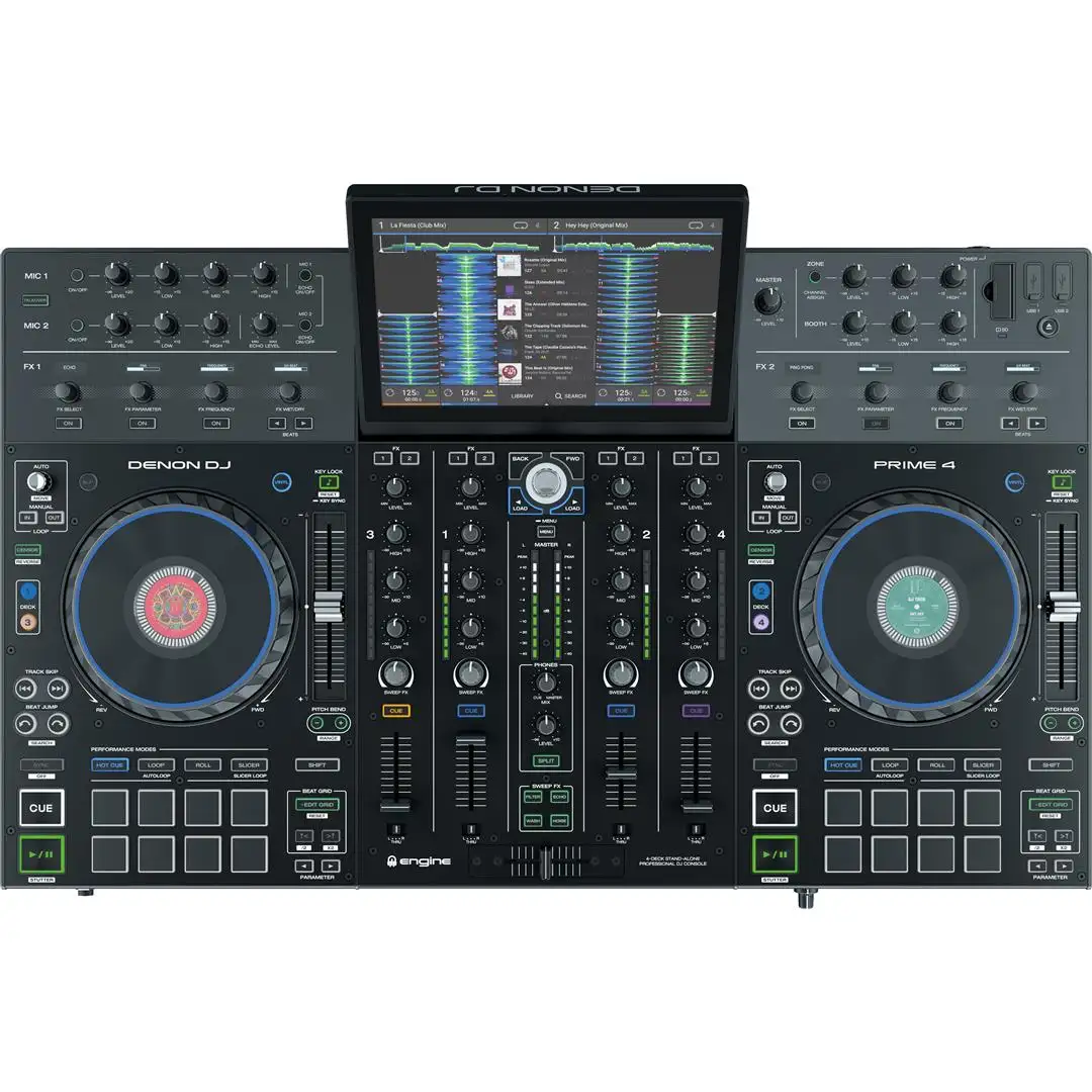 Neues und unbenutztes Denon DJ Prime 4 & RP5 G4 Bundle