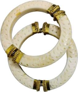 Pulsera de hueso hecha a mano para mujer, brazalete de hueso de latón y hueso, Estilo Vintage antiguo, de la mejor calidad, venta al por mayor, india - Product Image 2