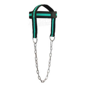 Cinturón de ejercicio de fuerza para levantamiento de pesas, correa de cadena para levantamiento de pesas, arnés para cabeza, cuello, inmersión, ejercitador, arnés de cabeza - Product Image 6