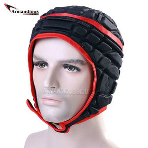 Ajustable EVA Soft Shell Fútbol y Rugby Portero Equipo deportivo Fabricación de Pakistán Casco protector Casco Patrón facial - Product Image 4