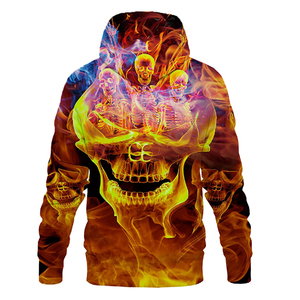 Sweat-shirts à capuche unisexes pour hommes, 100% coton, sublimation personnalisée, polaire épais, style pull-over, respirant, séchage rapide, personnalisable - Product Image 2