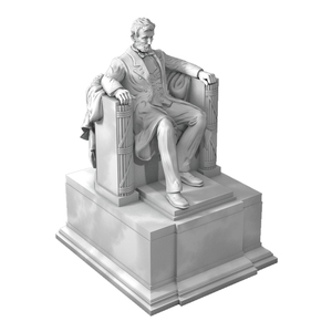 Đá Cẩm Thạch Bằng Đồng Tùy Chỉnh Thực Hiện Tác Phẩm Điêu Khắc <span class=keywords><strong>Abraham</strong></span> Lincoln Ngồi Bức Tượng Trong Một Chiếc Ghế - Product Image 3