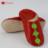 Babouches marocaines pour femmes, jaunes, antidérapantes, légères, faites à la main, brodées, noires, pour intérieur et extérieur