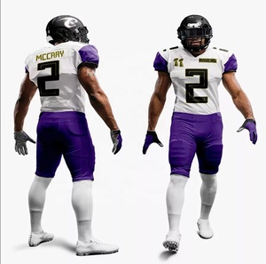 Uniformes de football américain personnalisés de haute qualité, ensemble complet, maillot et pantalon d'équipe, vêtements de sport respirants et confortables - Product Image 3