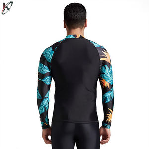 2025ผู้ชายเสื้อรัดรูปแขนยาวเสื้อว่ายน้ำพิมพ์ซับลิเมชันผดผื่นแห้งเร็ว - Product Image 6