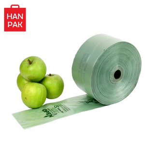 Precio de fábrica Heavy Duty 100L Negro PE Bolsa de basura Biodegradable HDPE Almidón de maíz Bote de basura Liner en rollo Pedido mínimo 1 tonelada - Product Image 4