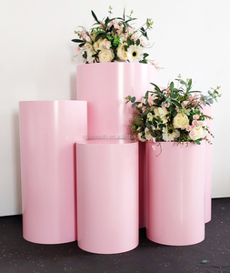White Pillar Pedestal Round <strong>Plinth</strong> <strong>Stand</strong> for Wedding Party Event - Product Image 4