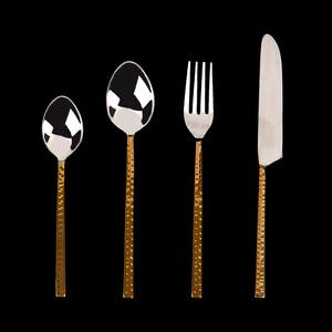 Restaurant <b>Cheap</b> Silver Flatware <b>Set</b> <b>Dinner</b> Spoons Forks and Knife Stainless Steel Cutlery - Product Image 3