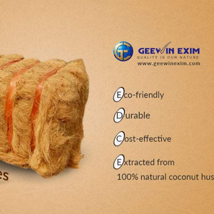 FIBRE de COIR naturelle pure 100% écologique de qualité fine 6 à 20 cm pour la fabrication de tapis et de cordes dans les produits agricoles - Product Image 3