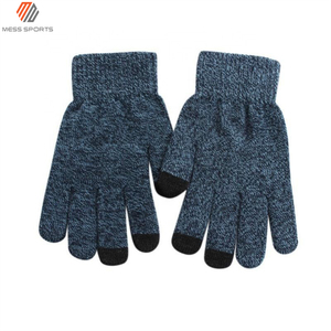 MESS SPORTS Unisex Full Finger Hand Texting <b>Thermal</b> Driving Stretch Windproof for Screen Winter <b>Gloves</b> Checked Cotton for <b>Men</b> - Product Image 3