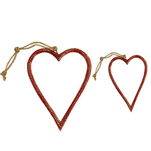 Adorno de Metal de diseño decorativo para el hogar, adorno en forma de corazón con Metal de aluminio de calidad estándar, diseño de decoración para sala de estar - Product Image 2