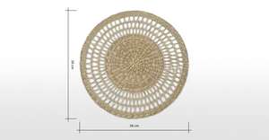 Manteles Individuales de ratán Natural hechos a mano, posavasos para decoración del hogar, artesanía, colección de nuevo diseño, venta al por mayor - Product Image 3