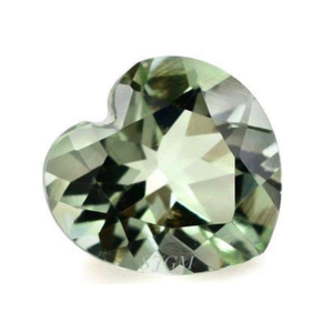Precio de fábrica al por mayor 15mm corte corazón facetado piedra preciosa suelta prasiolita/amatista verde cuarzo alto plata fina por quilate - Product Image 1