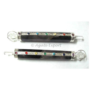 ขายส่งไม้กายสิทธิ์อเมทิสต์ธรรมชาติด้วยดาว Merkaba - Product Image 1