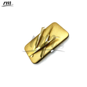 Pinzas de extensión de pestañas con la mejor calidad Pinzas de pestañas doradas de tendencia superior en cantidad a granel - Product Image 4