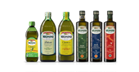 Aceite de Oliva Virgen Extra Prensado en Frío Monini, 1 L, Certificado ISO HALAL, Botella de Vidrio, 100% Puro, Afrutado y Picante, Hecho en Umbria, Italia