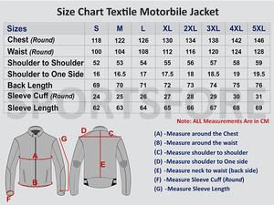 Chaqueta de Motocicleta Cordura Deportiva de Talla Grande Hecha a Medida, Impermeable, Transpirable, Protectora - Product Image 6