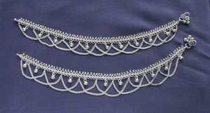 Sterling Silver <b>Fine</b> <b>Anklets</b> for Elegant Style - Product Image 3
