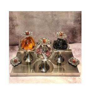 Stainless Steel Dessert Serving <b>Tray</b> Customized Size Oval Shape <b>Tea</b> Coffee Snacks <b>Tray</b> For Best Selling - Product Image 6