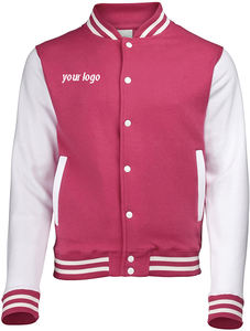 แจ็กเก็ตขนสัตว์กันน้ำกันลมมีฮู้ดปักลายตัวอักษรดีไซน์สำหรับฤดูหนาว - Product Image 2