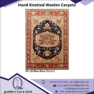 Elegant Modern Wool/Silk Hand Knotted Tibetan Design Carpet Indian Manufacturer's <b>Area</b> <b>Rugs</b> & <b>Sets</b> for Home or Prayer Use - Product Image 3