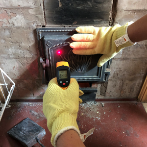 Mejor calidad oferta especial Anti-calor Para-aramida 3-hilo guantes con un algodón insertar precio más bajo ruso proveedor - Product Image 4