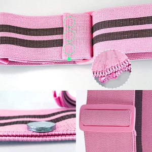Banda de resistencia para pilates con logo personalizado, banda elástica para terapia física de cadera, cómoda, para entrenamiento - Product Image 3