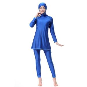 Traje de baño islámico modesto profesional para adolescentes y mujeres Tankini musulmán de cobertura completa en tallas grandes (XS XXS XXL) Estampados únicos - Product Image 5