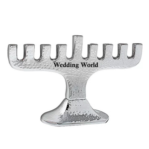 Bougeoir décoratif en métal Menorah de créateur de qualité supérieure fait à la main Offre Spéciale nouveau bougeoir en métal classique et élégant - Product Image 4