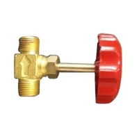 Venta directa de fábrica Válvula de compuerta de compresión de cobre y latón Válvula de gas de cuerpo forjado de bola alta Fabricante Proveedor Exportador