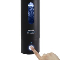 Générateur d'eau hydrogénée portable Buder - Alimenté par USB pour la maison, la voiture, le camping-car et l'extérieur, boîtier en plastique